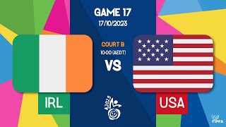 Republic of Ireland vs USA  2023 FIPFA Powerchair Football World Cup [upl. by Liew]