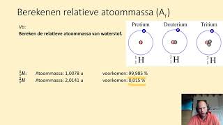 Hoe bereken je de relatieve atoommassa [upl. by Reichert764]