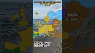 Religious Map of Europe after the Great Schism 1054 [upl. by Lothaire]