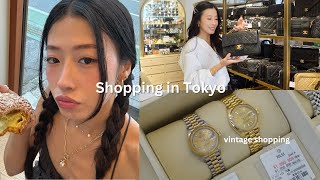 LIVING IN JAPAN  shopping in tokyo luxury vintage bags muji grocery store etc [upl. by Brnaby783]