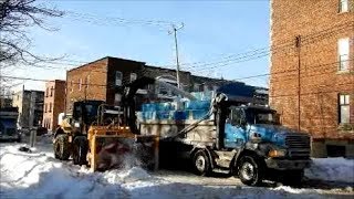 SWEET SNOW REMOVAL JOB IN VERDUN MONTREAL  011018 [upl. by Noreen]