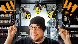 My new crazy workbench lights Adam Savage’s Lamp [upl. by Ffej]