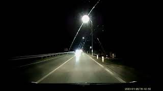 dash cam Abask night mode test 2023 [upl. by Ybbor]