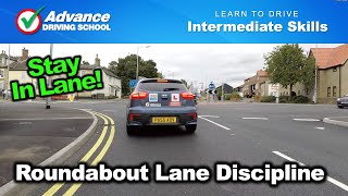 Roundabout Lane Discipline  Learn to drive Intermediate skills [upl. by Inaluiak]