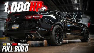 1000HP 2021 Camaro LT1 416 Stroker  2650 Magnuson Package  FULL BUILD [upl. by Ihsakat]