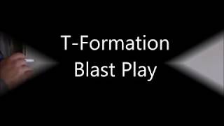 T Formation Offense  Blast Play [upl. by Brina]