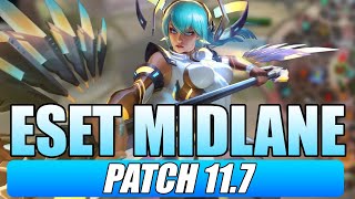 New Hybrid Build Makes Eset UNKILLABLE  SMITE 117 Mid Gameplay [upl. by Traweek]