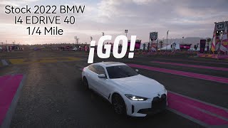 BMW I4 EDRIVE 40  14 Mile Drag Race  Forza Horizon 5 [upl. by Dill]