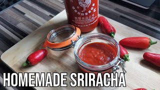 How To Make Homemade Sriracha Sauce│Easy Recipe With Garlic [upl. by Aihselef]