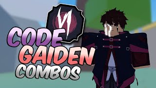 3 CODE GAIDEN COMBOS  Shindo Life [upl. by Robinet]