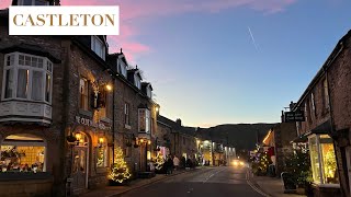 Christmas in an English Village  Castleton Peak District [upl. by Ajak53]