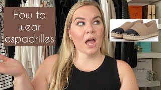 HOW TO STYLE ESPADRILLES 3 Easy Ways [upl. by Napier]