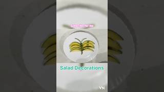 salad decoration competition ideas easy salad decoration food fruit design shorts ytshorts [upl. by Edrick]