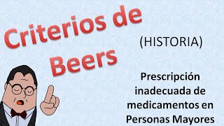 Criterios de Beers  Parte 1 [upl. by Pearle]