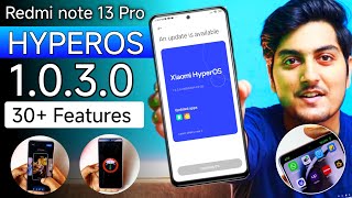 30 Features HyperOs 1030 Android 14 Update For Redmi note 13 Pro 5G  Ai Is Here 🔥🔥 [upl. by Yniar]