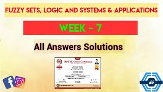 Fuzzy Sets Logic and Systems amp Applications Week 7 Assignment Solution  NPTEL 2024  SWAYAM [upl. by Ayojal]