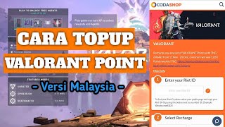 Cara Topup Valorant Point Murah Di CodaShop [upl. by Placia253]