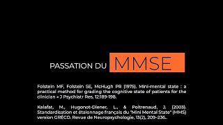 Passation et cotation du MMSE MiniMental State Examination version française GRECO  2023 [upl. by Garvey]