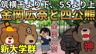 準難関国公立大学群「金岡広奈都四公熊」【新大学群提唱】 [upl. by Atinej625]