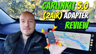 Carlinkit 50 2air Wireless CarPlay and Android Auto Adapter Review [upl. by Uahc229]