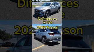 Differences with the 2025 Hyundai Tucson hyundai hyundaitucson car autos cars newsuv review [upl. by Eeleimaj]