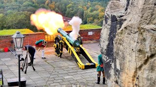 Kanonendonner auf der Festung Königstein 4k [upl. by Haymo511]