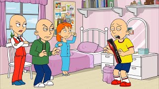 Caillou cuts his familys hair and gets grounded [upl. by Arlo]