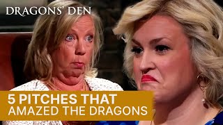 Top 5 Pitches That Have Astounded The Dragons  Vol 1 COMPILATION  Dragons Den [upl. by Gamaliel]