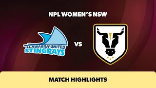 NPL Womens NSW Round 21 Highlights – Illawarra Stingrays v Bulls FC Academy [upl. by Cornie310]