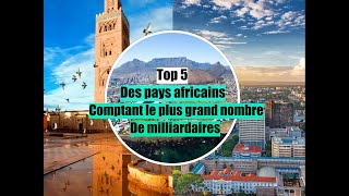 Top 5 des pays africains comptant le plus grand nombre de milliardaires [upl. by Stryker]