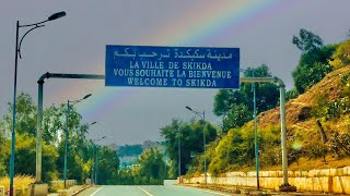 بجودة 4K جولة في شوارع سكيكدة من حي 20 أوت وصولًا الى سطورة Carte visite de Skikda à l’été 2022 [upl. by Deron]