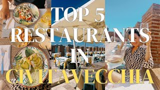 TOP 5 HIDDEN GEM RESTAURANTS IN CIVITAVECCHIA ITALY  CRUISE TRAVEL [upl. by Elyc]