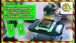 Chef Handyhopper amp Fingerschutz für Reibe nutzen Nicer Dicer SoFie Haushalt Unperfekt Perfekt [upl. by Haslett]