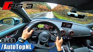 2018 Audi RS3 Sedan POV Test Drive by AutoTopNL [upl. by Ready]