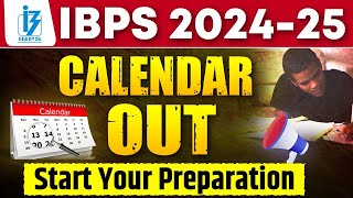 IBPS Calendar 2024  IBPS Calendar Out 2024  Upcoming Bank Exam 2024  IBPS Calendar 202425 [upl. by Halsted]