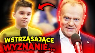 Wstrząsające wyznanie 14latka na wiecu Tuska Jest błyskawiczna reakcja [upl. by Nnaylime905]