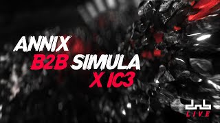 Annix B2B Simula amp IC3  DnB Allstars  E1 2021  Live From London DJ Set [upl. by Blus392]