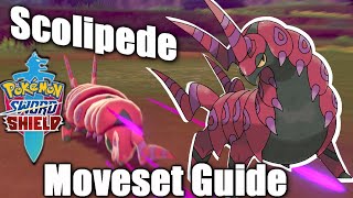 Scolipede Moveset Guide  Steel Roller Scolipede is Strong  Pokemon Sword and Shield [upl. by Akemahs]