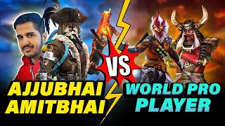 I FOUND REAL AMITBHAI IN WORLD CHAT  GARENA FREE FIRE [upl. by Carlotta669]