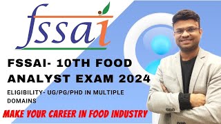 FSSAI  Food Analayst Exam 2024  Complete Details fssai foodanalysis govtjob recruitment food [upl. by Nylirad]