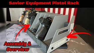 Savior Equipment Pistol Rack  Assembly amp Overview [upl. by Eelrefinnej]