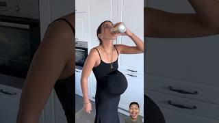 IBU HAMIL GA BOLEH MINUM SODA‼️ funny comedy weekspregnant shorts dubbing [upl. by Mellette881]