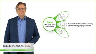 Die Ziele der EU CSR Richtlinie amp Bedeutung [upl. by Nauqe]