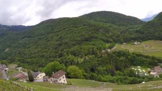 AIGLE  LEYSIN Train Ride SWITZERLAND [upl. by Neelahs]