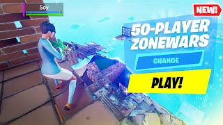 I Played 50PLAYER ZONEWARS in Fortnite Creative Realistic Scrim Gameplay [upl. by Melar]