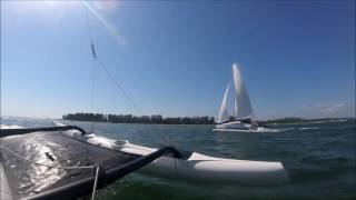 Astus 202 Trimaran Sailing [upl. by Ailana556]