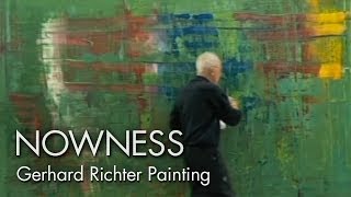 Gerhard Richter Painting watch the master artist at work [upl. by Feola]