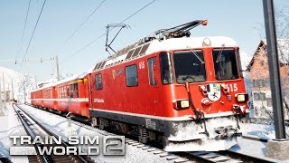 Train Sim World 2 Arosa  Regionalzug auf den Straßen der Schweiz ☆ Lets Play TSW2 14 [upl. by Kaine]