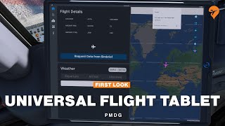 PMDG Universal Flight Tablet  First Look [upl. by Cristie]