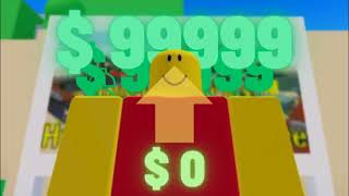 Roblox Project smash Fast way to get money [upl. by Maisey]